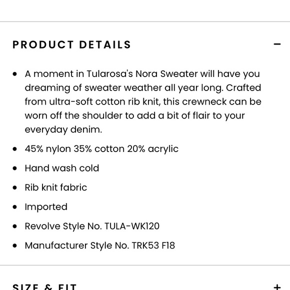 Tularosa Nora Sweater in Oatmeal - Picture 5 of 9